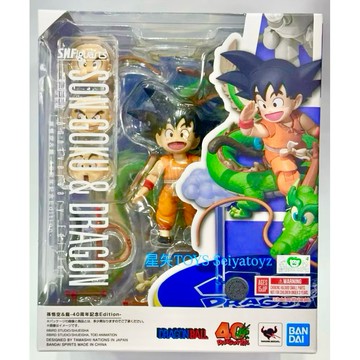 星矢TOY BANDAI 正版S.H.Figuarts SHF 孫悟空＆神龍 40周年紀念Edition