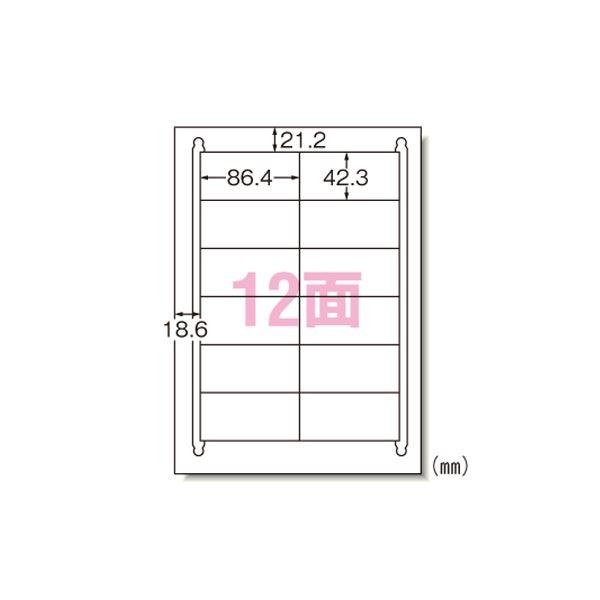 エーワン ラベルシール〈インクジェット〉 マット紙（A4判） 100枚入 28920 〔×2セット〕