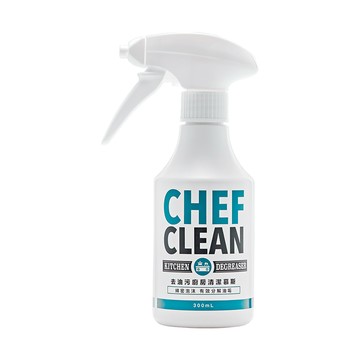 CHEF CLEAN 淨毒五郎 去油污廚房清潔慕斯 強效去油酵素  300ml  1瓶
