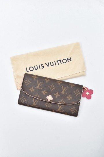louis vuitton 棕色 小花系列老花 錢包
