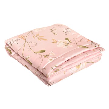 EmBrace 英柏絲 100%純天絲印花四季涼被 柔軟滑順 吸濕排汗  150 x 195cm  蔓蔓花語  1個