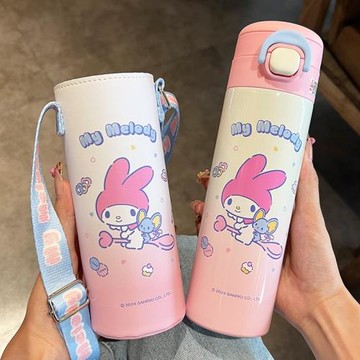 美樂蒂女孩專用吸管新款保溫水杯