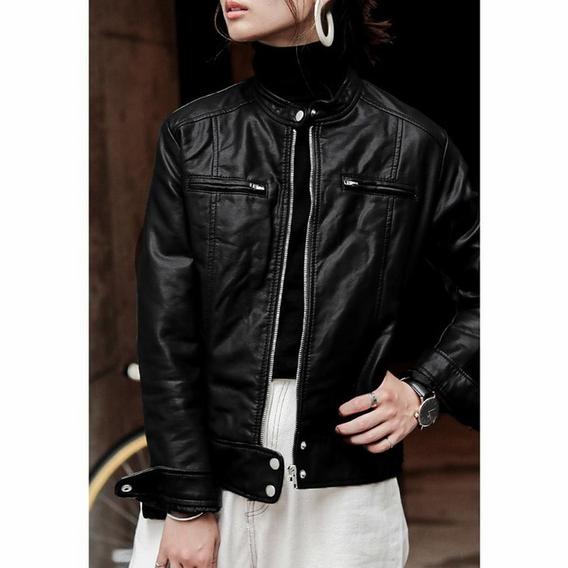 Fashion Letter ライダースジャケット レディース 秋アウター 秋ジャケット レザージャケット ライダース フェイクレザー ダブル シングル バイカージャケット ミント ラベンダー 大人 秋服 冬服 大きいサイズ 革ジャン M L Ll 3l ベージュ 3l レディース 通販 Line