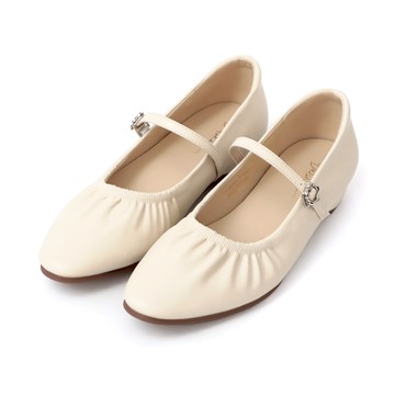 D+AF 溫柔小姐姐內增高抓皺瑪莉珍鞋