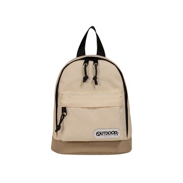 【OUTDOOR】風格前線系列後背包(小)-象牙白 OD163107IV