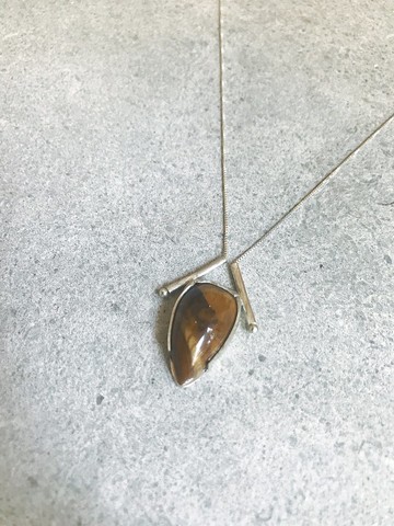 MEACHA - 半寶石純銀項鍊