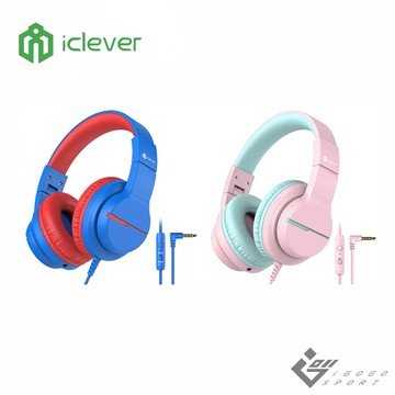 iClever HS19 兒童耳機藍色