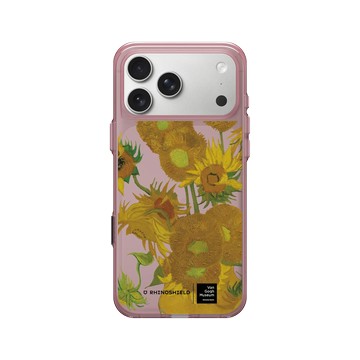 iPhone 17 Pro Max Clear (相機按鈕) 晶醺玫 - Van Gogh Museum - 向日葵-透明
