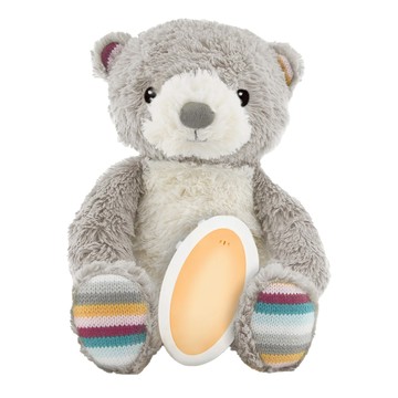 ZAZU 噓寶好朋友 玩偶可拆卸清洗 哭聲感應偵測  25 x 20 x 15cm  熊熊Bruno 多色  1個