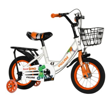 三輪 四輪車 YIMI 依米 卡通自行車 代步腳踏車 加厚碳鋼車架全包鏈蓋腳踏單車 帶輔助輪四輪車 12寸 適合80-100CM