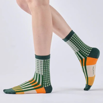 【Change Tone襪子專賣店】買4送1★未來黃昏〈綠/丈青/咖啡〉