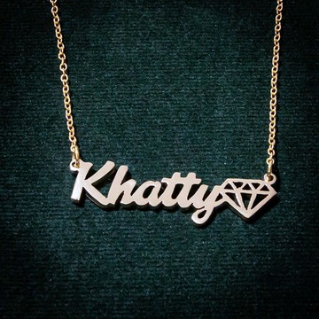 定制 - 定制鑽石名字項鍊