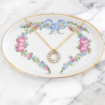 巴黎AGATA圓形水晶頸鏈