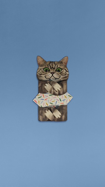 Meowmentos PawMark 心意咭 - Classic Tabby Cat (白色) #11