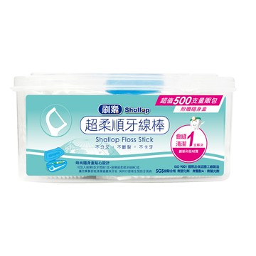 [家速配]刷樂超柔順牙線棒500支