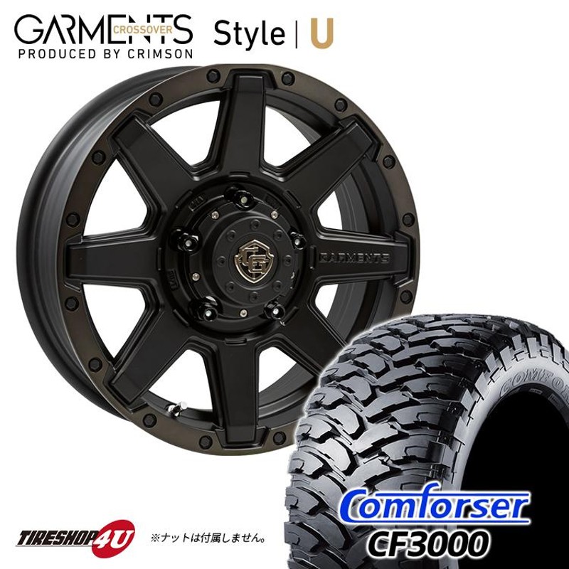 タイヤホイール4本セット CROSSOVER GARMENTS Style U 16x6.0J 5/139.7