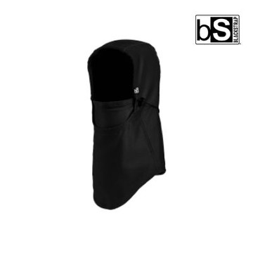 BlackStrap Team Hood 素色可調式雙層保暖多功能頭套【Black/黑】
