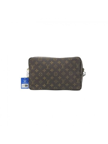 louis vuitton 棕色 King Size Toiletry Bag 老花帆布塗層手拿包