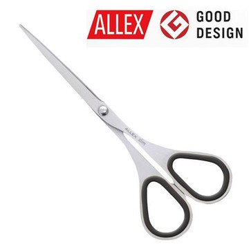 【ALLEX林刃物】Slim極細長刃剪刀(大)140mm-黑(11163B)