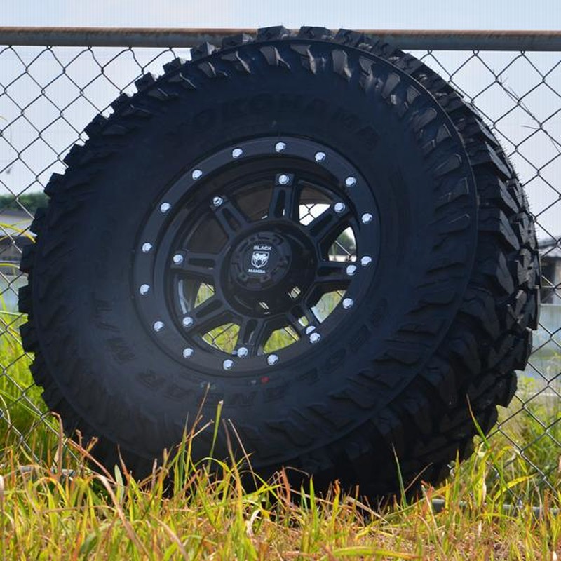 マッドタイヤ 新品 FJクルーザー 17インチ タイヤホイールセット 