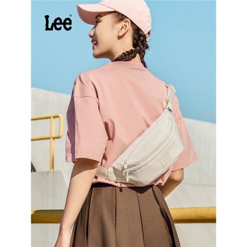 (免運)Lee潮流單肩包男女生戶外騎行胸包輕便通勤運動斜挎包包百搭背包