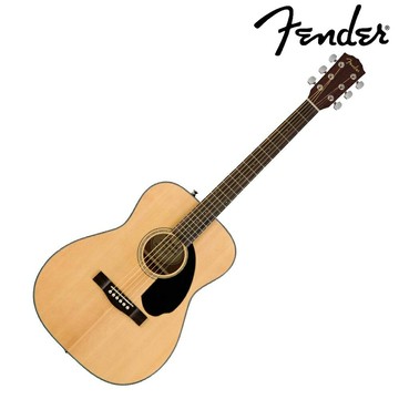非凡樂器『FENDER 木吉他』Concert型桶身面單板民謠吉他 CC-60S 原木款 / 含琴袋、肩帶、匹克 / 公司貨