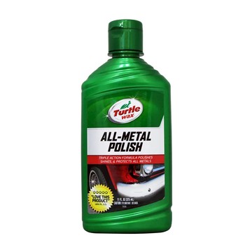 Turtle Wax 美國龜牌 金屬拋光劑 三重作用配方 拋光、閃耀並保護所有金屬  325ml  1瓶