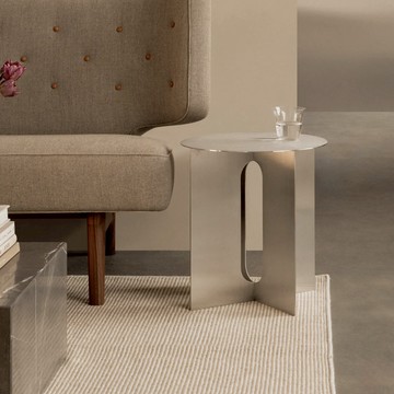 Audo Androgyne Side Table Ø40cm 邊桌- 無石頭 - 黑色