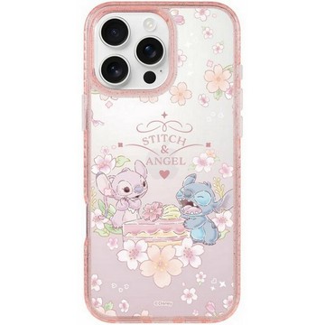 迪士尼 史迪奇 iPhone 16 Samsung S25 氣墊標準防摔鏡面手機殼