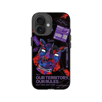 iPhone 16 Clear (相機按鈕) 酷墨灰 - RHINO LIVE - 第 2 輯：在我地盤這