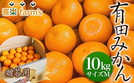 贈答用☆有田みかん☆サイズM☆10kg