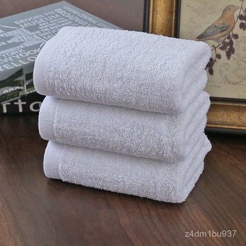 ⚡臺灣爆品⚡【10條裝】一次性純棉白毛巾批髮酒店賓館洗浴澡堂汗蒸旅店5條裝 WK2K