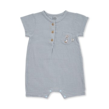 四季系列-彩色比得純棉紗布短袖兔裝