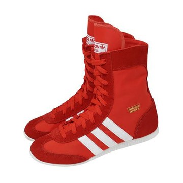 adidas 愛迪達 休閒鞋 Japan H W 女鞋 紅 薄底 拳擊靴 高筒 JR8121