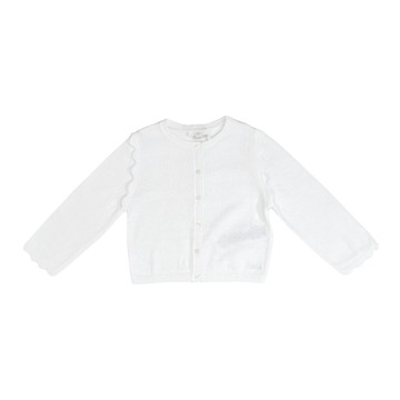 Chloé Kids 嬰幼兒白色針織外套