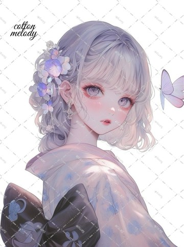 original sticker no.2148 人物貼紙 原創貼紙 原創人物貼紙 裝飾貼紙 cotton melody