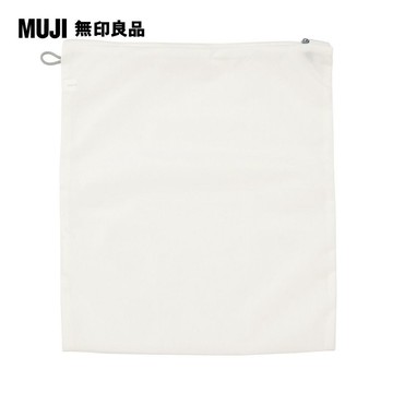 【MUJI 無印良品】聚酯纖維雙面兩用洗衣袋/平型