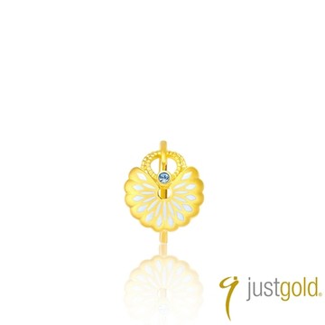 【Just Gold 鎮金店】冰雪夢語 黃金戒指