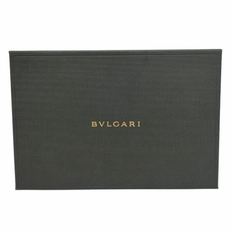 ブルガリ ラウンドファスナー長財布 39409 ブラック レザー BVLGARI