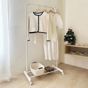 HOONI 韓系掛衣架 CFA8040155  81 x 42 x 157cm  韓系純白色