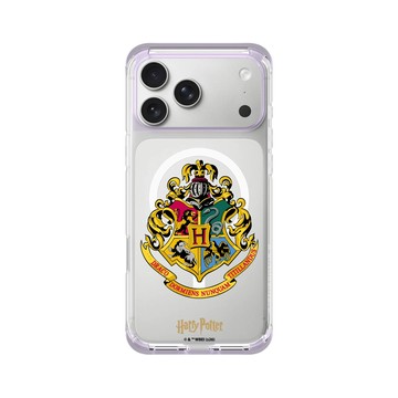 iPhone 17 Pro Max ClearX (MagSafe 兼容) 夢透紫 - 哈利波特 Harry Potter - 哈利波特-學院徽章