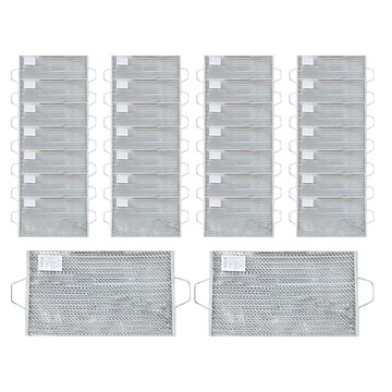 七里香 鏈目烤肉網 38 x 28cm 80個  銀色