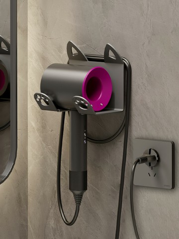 吹風機置物架免打孔浴室電吹風掛架衛生間支架風筒放置架收納架子