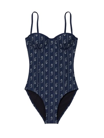 tory burch one piece swimsuit with "paisley" print