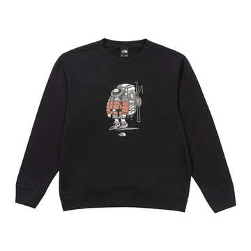 The North Face M 60Y RLX CREW GRAPHIC - AP 男 圓領套頭衫 NF0A8JKJJK3
