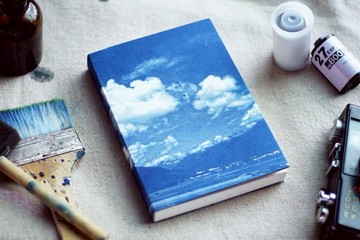 手工藍曬筆記本 - 花東瑞穗