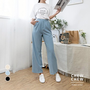 韓系女裝  高腰直筒百搭西裝褲 C1710