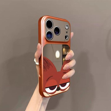 狐狸眼神適用蘋果17promax手機殼iPhone16pro新款16plus鏡面15