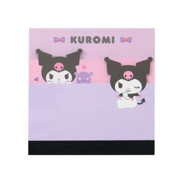 【震撼精品百貨】酷洛米_Kuromi~Sanrio 日本SANRIO三麗鷗 酷洛米三段式便條本 便條紙*64621