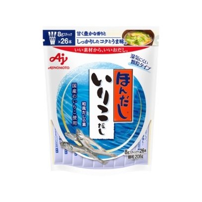 味の素 ほんだし いりこだし スティック8g×26本入 208g 20個 ZHT